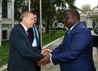 Erdoğan'ın Mabeyn Köşkü'nde kabulleri