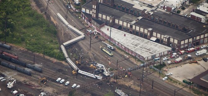 Pennsylvania'da tren kazası: 33 yaralı