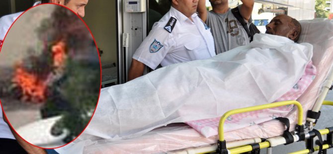 2 bin TL borç yüzünden kendini yaktı