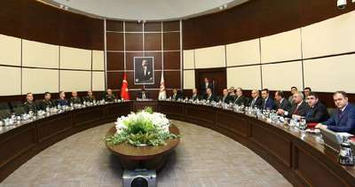 Başbakan Davutoğlu Savunma Sanayii İcra Komitesi Toplantısı'na katıldı
