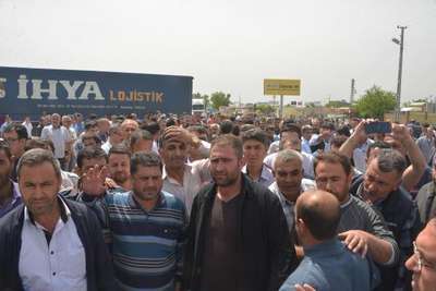 Kamyoncuların 'SRC' eylemi
