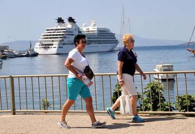 'Seabourn Odyssey', 443 yolcusuyla Bodrum'da