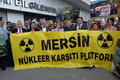 Çernobil faciasının 29'uncu yıldönümünde çevrecilerden Akkuyu tepkisi