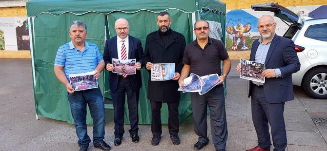 Almanya'da 'Vahşet Çadırı' kuruldu