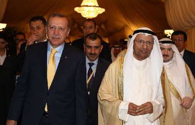 Cumhurbaşkanı Erdoğan, Kuveytli iş adamları ile bir araya geldi