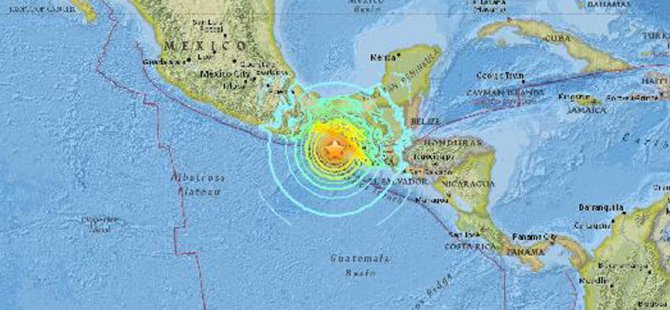Meksika 8.0 büyüklüğünde deprem