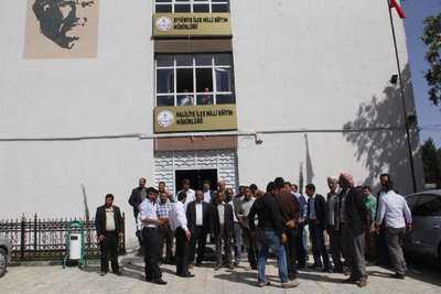 Şanlıurfa'da sevis şoförlerinden alacak eylemi