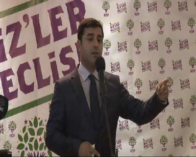 Selahattin Demirtaş partisinin İstanbul dayanışma yemeğinde konuştu