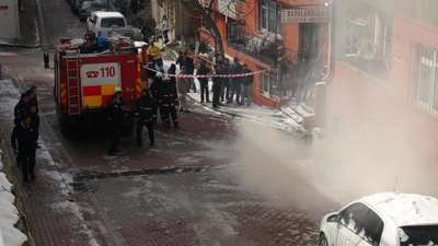 Yeraltındaki patlama mahalleliyi heyecanlandırdı