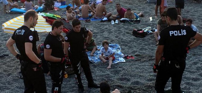 Plajda bira içenlere para cezası