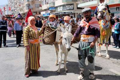 Yörük Göçü, festivalde canlandırıldı