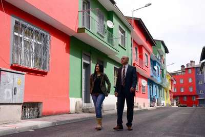 'Benimle boyar mısın?' projesi ile rengarenk sokak