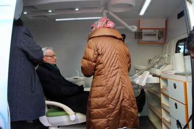 Çankırı'da mobil diş ünitesi törenle hizmete girdi