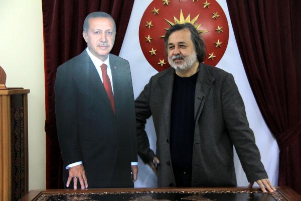 Rize'de Erdoğan'ın maketi tepki çekti