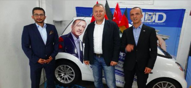 Seçim otomobilini Erdoğan'a hediye edecek