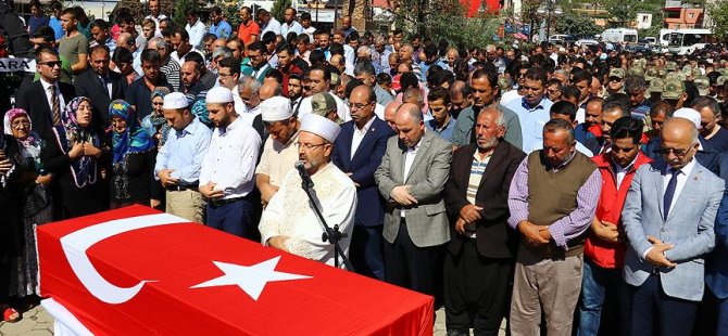Şehit işçiyi binlerce kişi uğurladı