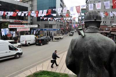 Zonguldak'ta 1 Mayıs hazırlığı