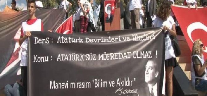 'Atatürksüz Eğitime Hayır' mitingi