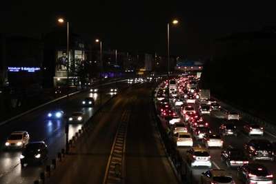 (FOTOĞRAF) İstanbul'da trafik felç...