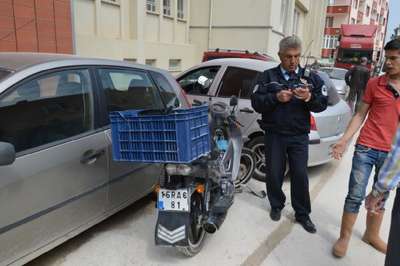 Yaralı sürücü yerde arkadaşını arayıp yardım istedi