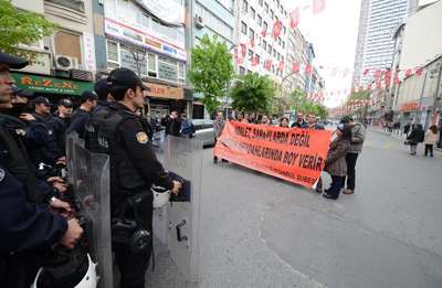 Şişli Meydanı 1 Mayıs'ı sakin geçiriyor