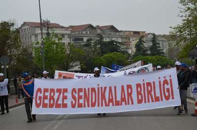 Gebze’de 1 Mayıs coşkusu