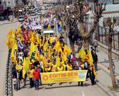 Tokat'ta 1 Mayıs coşkusu