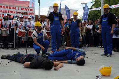 Konya'da işçiler 1 Mayıs'ı kutladı