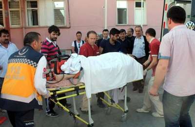 Elektrik akımına kapılan işçi yaralandı