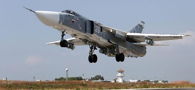 Suriye'de Rus savaş uçağı düştü