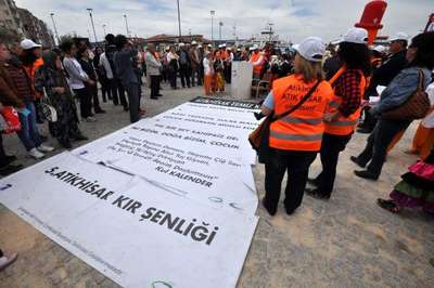 Çanakkale'de 'Atikhisar Atıkhisar' olmasın yürüyüşü
