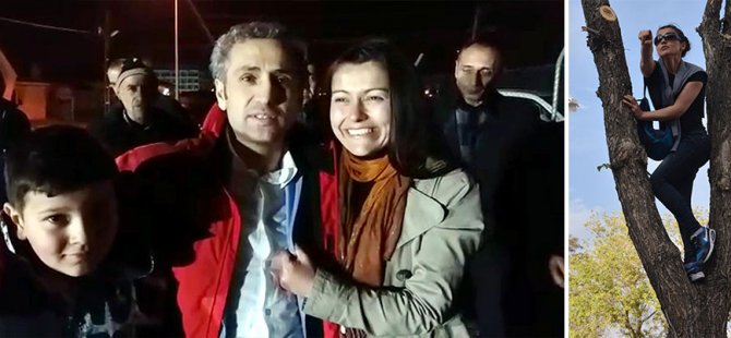 Erdoğan'ın dikkatini çekebilmek için ağaca çıkmıştı