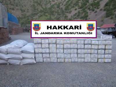 Hakkari'de kaçakçılık operasyonu