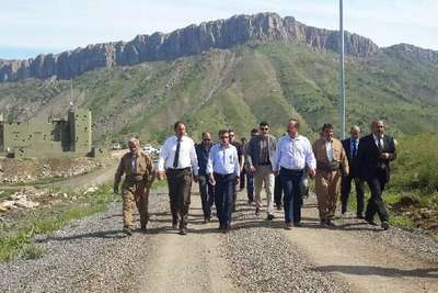 Vali Canbolat, Umurlu Sınır Kapısı'nda incelemede bulundu