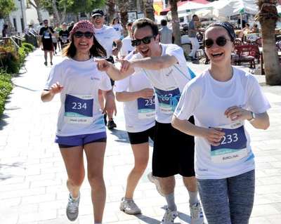 Bodrum'da 'Global Run' koşusu