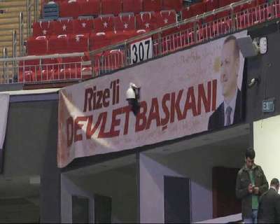 Erdoğan salona "Yeni Türkiye'nin Devlet Başkanı" anonsuyla girdi