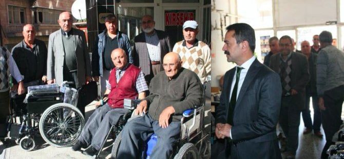 Gurbetçilerden Nevşehir'e 25 tekerlekli sandalye