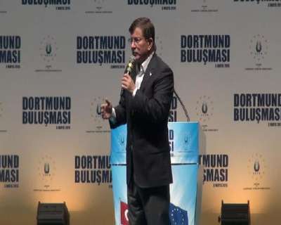 Başbakan Davutoğlu'ndan Almanya'ya: Gölge etmeyin başka ihsan istemezük