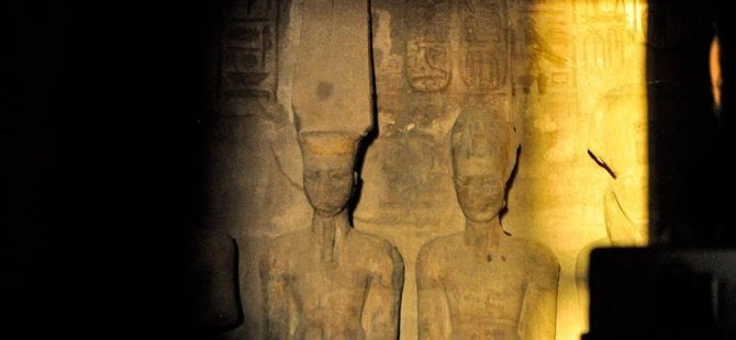 Mısır'da II. Ramses'e güneş vurdu