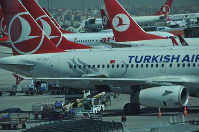 Uçağın kargosunda kilitli kaldı