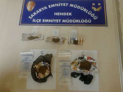 Hendek'te iki kişi 130 gram bonzai ile yakalandı