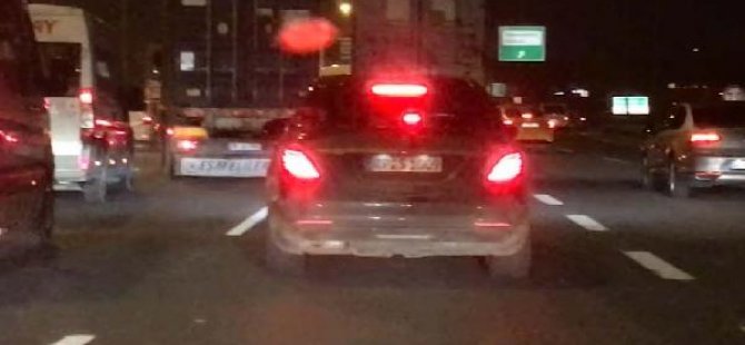 Gurbetçi Türkiye'de 'çakar'la dolaştı