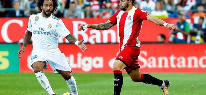 Real Madrid Girona'da kaybetti