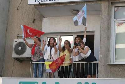 Kemal Kılıçdaroğlu'na, İzmir'de coşkulu karşılama (5)