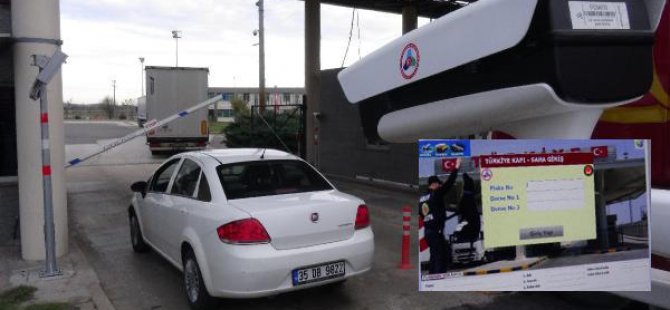 Gümrüklerde 'plaka okuma' dönemi başladı
