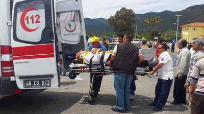 Kazada yaralanan yaşlının yakınları sürücüyü tartakladı