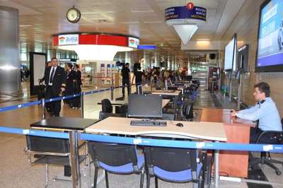 Atatürk Havalimanı'nda seçim hazırlıkları tamamlandı