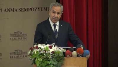 Arınç, Bezmi Alem Valide Sultan'ı Anma Haftası Kutlamalarına katıldı