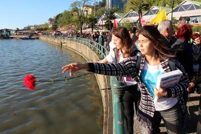 Zonguldak'ta Deniz Gezmiş ve arkadaşları anıldı