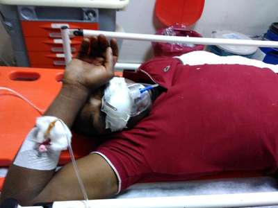 Karakolun 3'üncü katından atlayan Sudanlı kaçak yaralandı